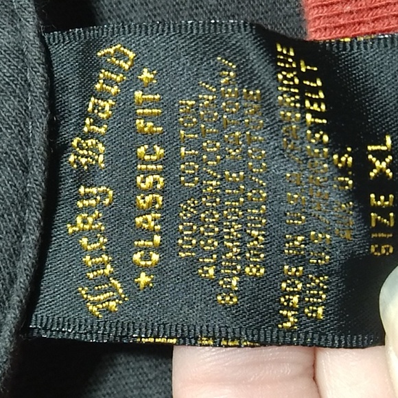 FLASH SALE RARE! Vint Lucky Brand Classic Fit Motorcycle Too Tough To Die Tee XL - Picture 7 of 8